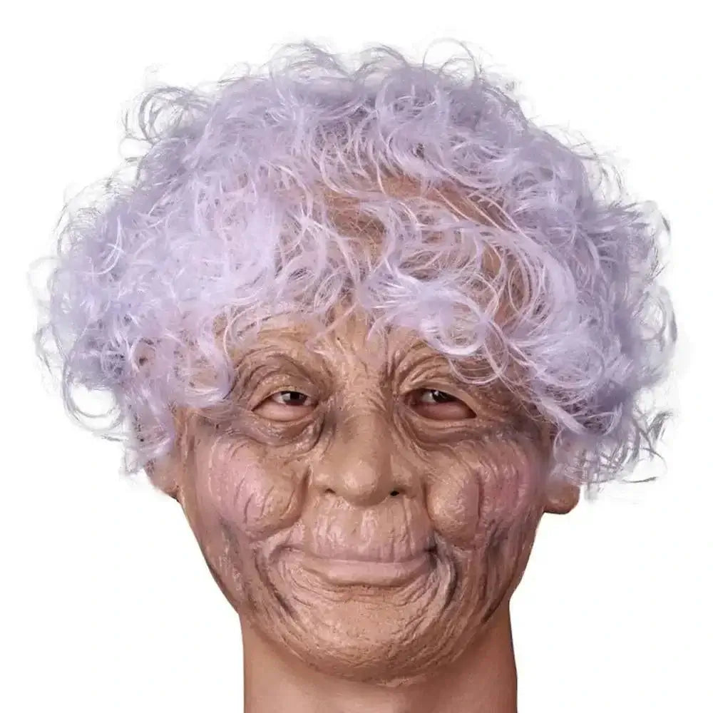 Old scary mask with realistic design and intricate details, ideal for Halloween and themed parties.