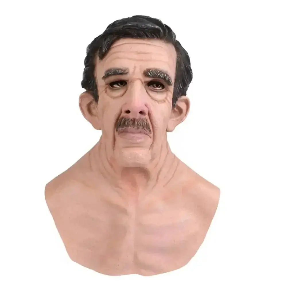 Old Scary Mask with realistic and intricate details, designed for Halloween and themed parties.