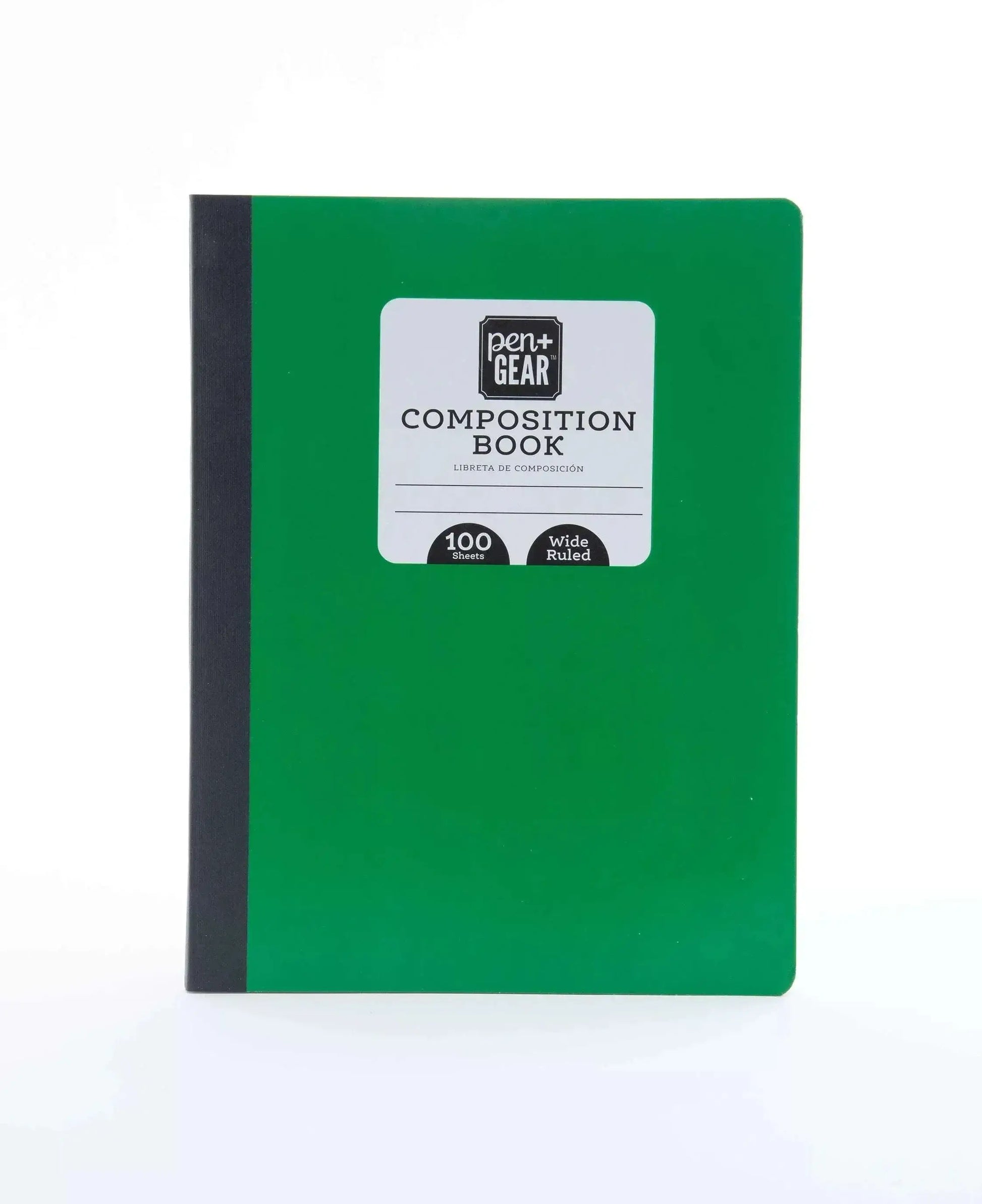 Pen + Gear 100 Sheets Green-Wide Ruled Composition Book