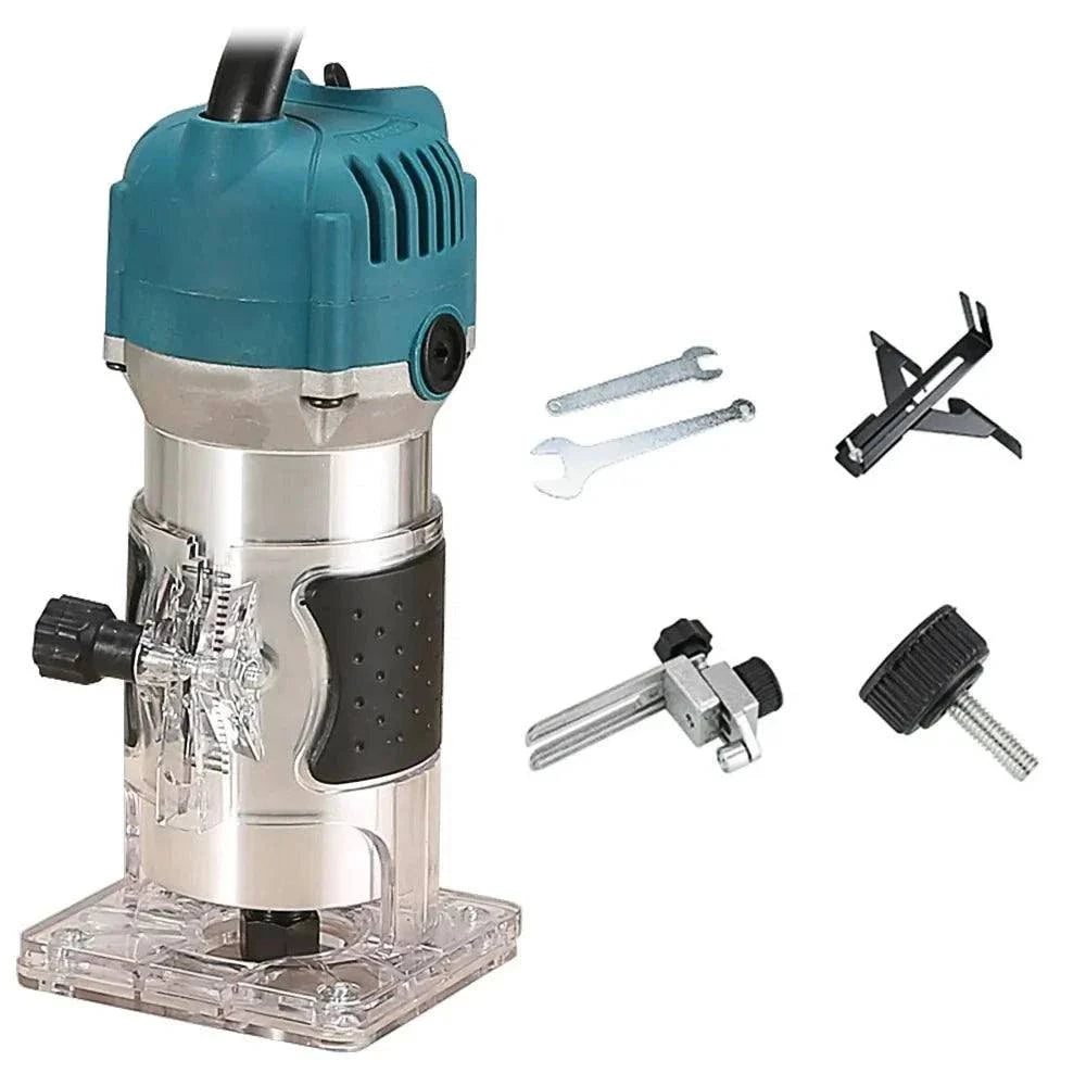 800W Electric Wood Trimming Machine Portable Tool for Carpentry