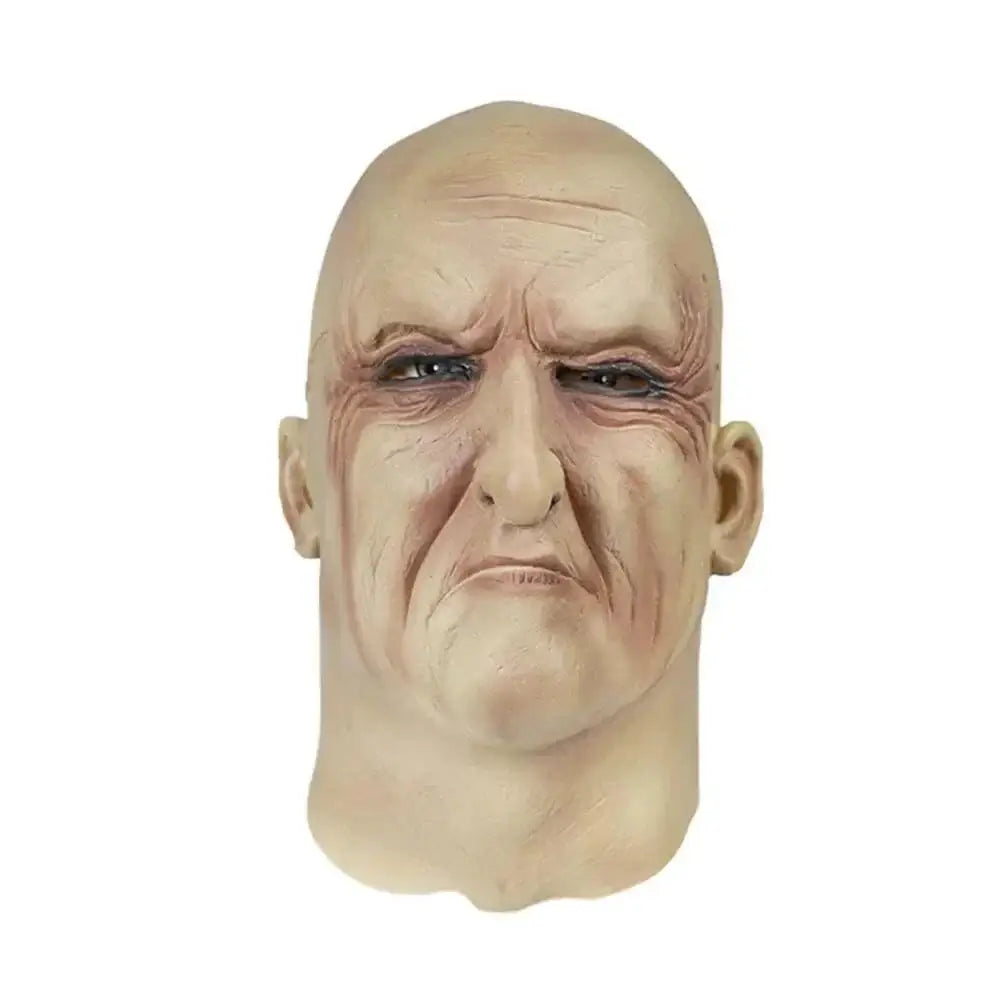 Old scary mask with realistic and intricate details for Halloween.