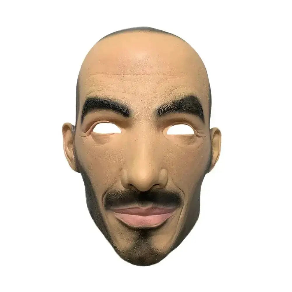 Old Scary Mask with realistic design and breathable latex for Halloween.