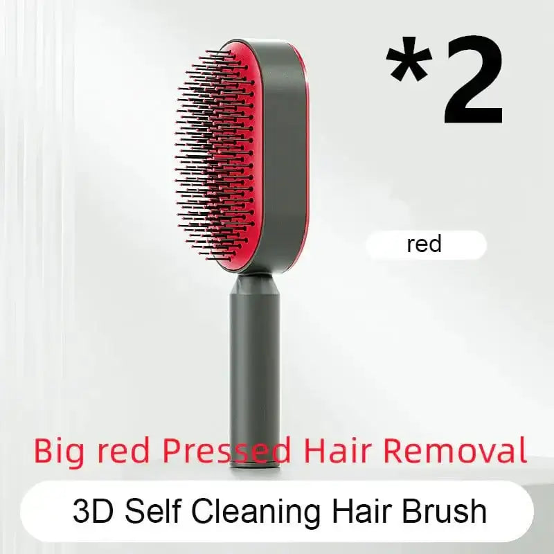 Self-Cleaning Hair Brush with Airbag Massage Scalp Comb