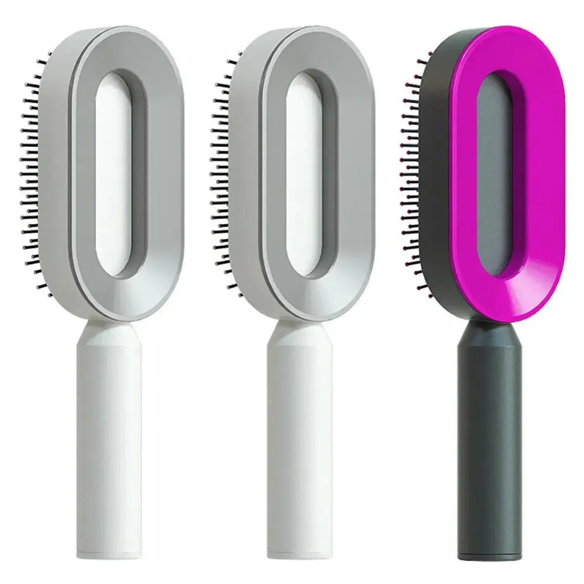 Self-Cleaning Hair Brush with Airbag Massage Scalp Comb