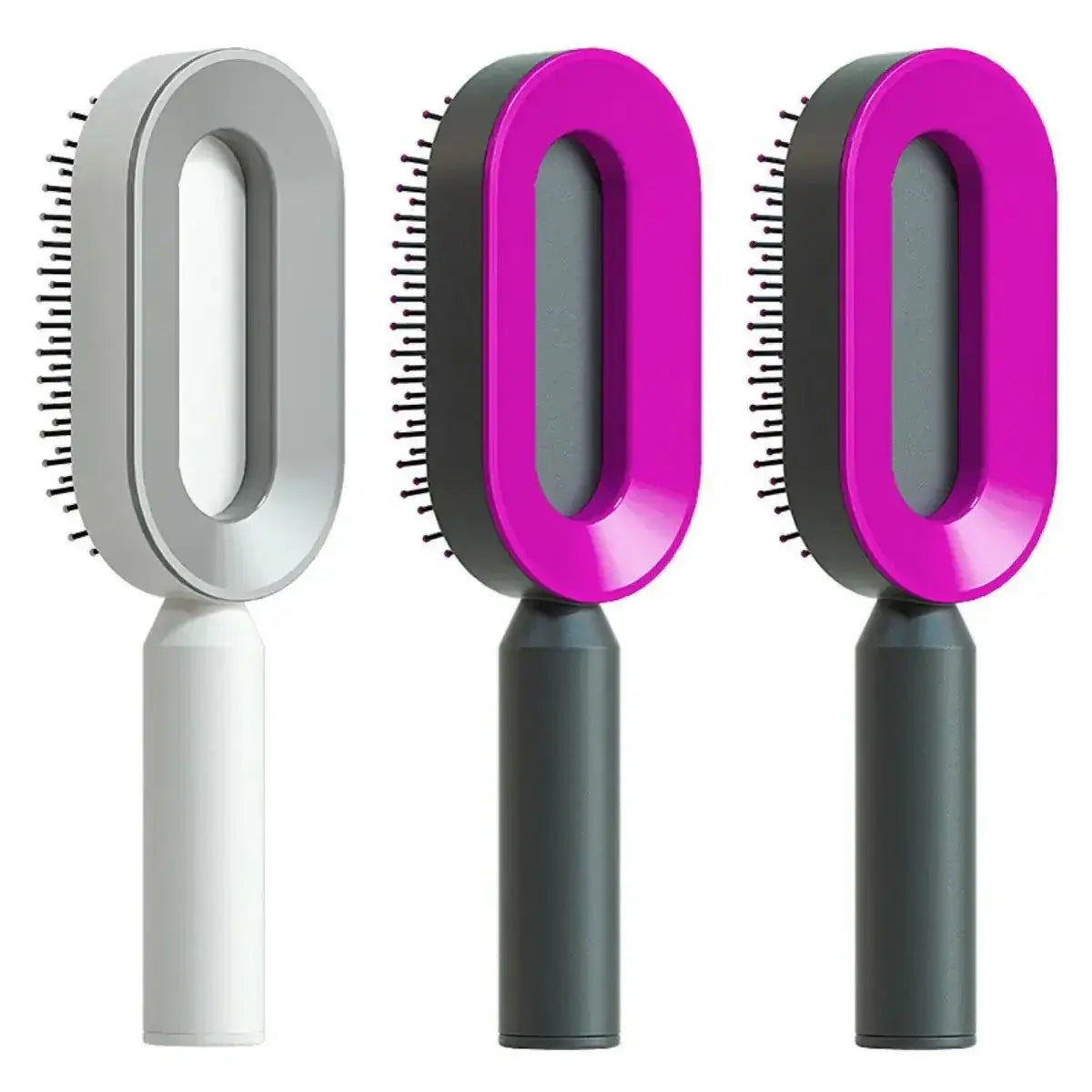 Self-Cleaning Hair Brush with Airbag Massage Scalp Comb