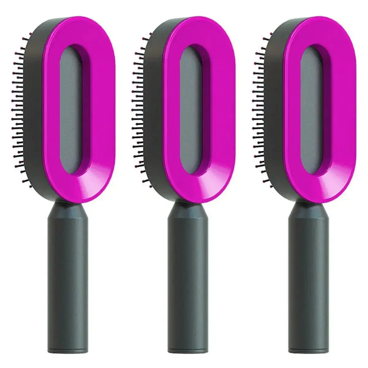 Self-Cleaning Hair Brush with Airbag Massage Scalp Comb