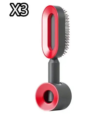 Self-Cleaning Hair Brush with Airbag Massage Scalp Comb