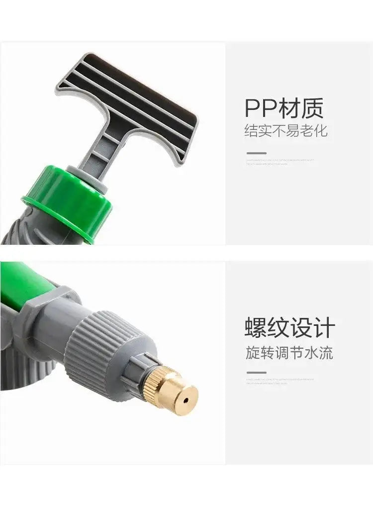 Beverage Bottle Sprayer nozzle with PP material for durability and adjustable water flow, perfect for watering plants and cleaning.
