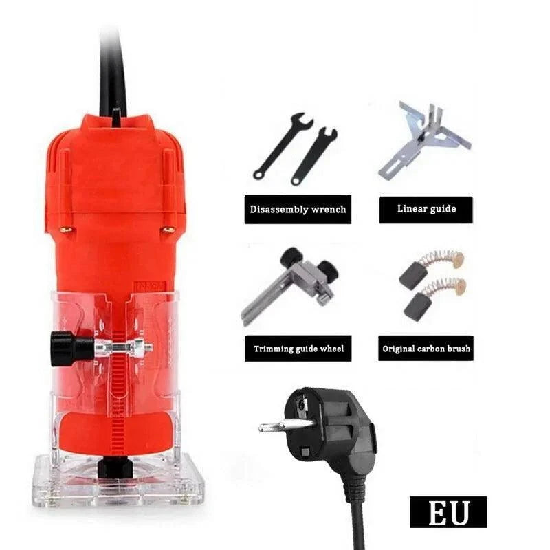 800W Electric Wood Trimming Machine Portable Tool for Carpentry