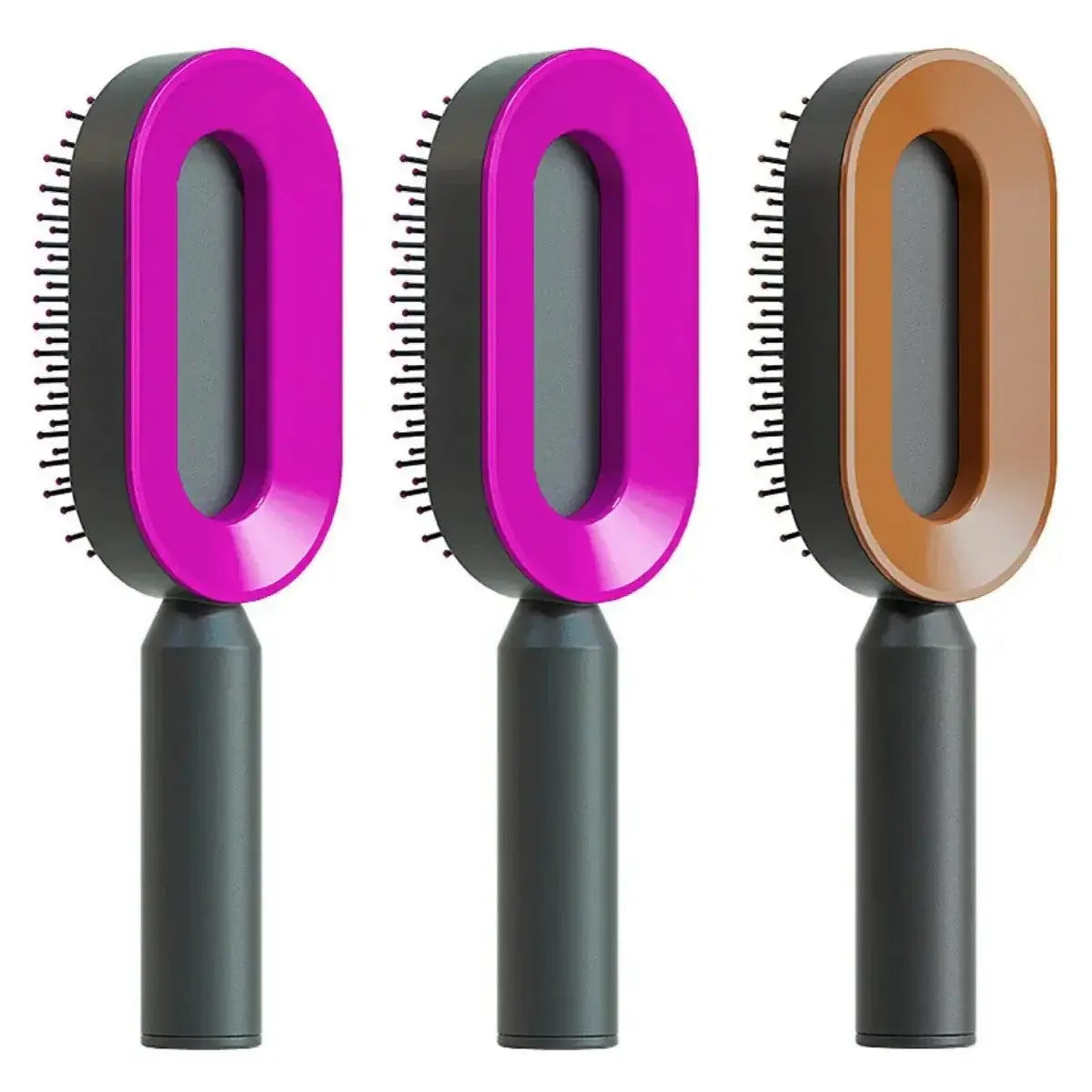 Self-Cleaning Hair Brush with Airbag Massage Scalp Comb