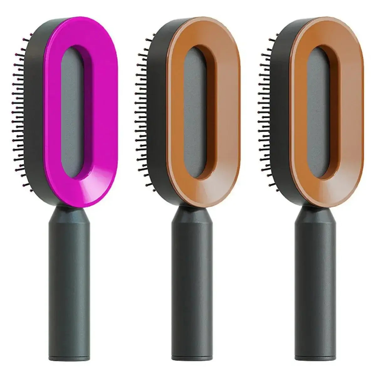 Self-Cleaning Hair Brush with Airbag Massage Scalp Comb