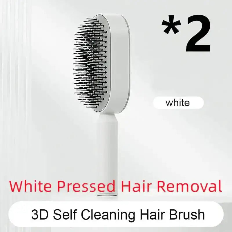 Self-Cleaning Hair Brush with Airbag Massage Scalp Comb