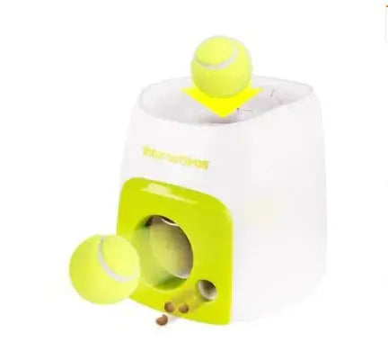 Smart Pet Feeder with automated schedule, remote control, built-in camera, and customizable portions.