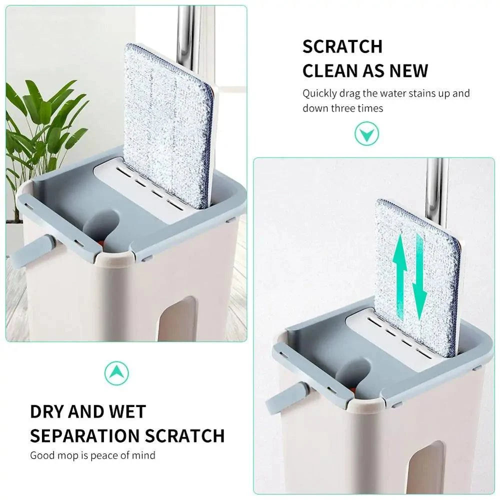 Magic Cleaning Mops With Bucket