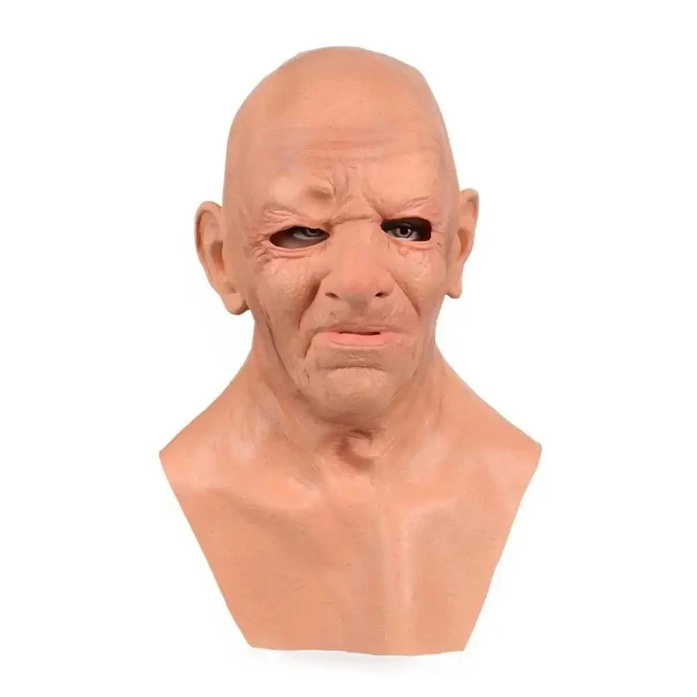 Old Scary Mask with realistic, detailed design for Halloween parties.