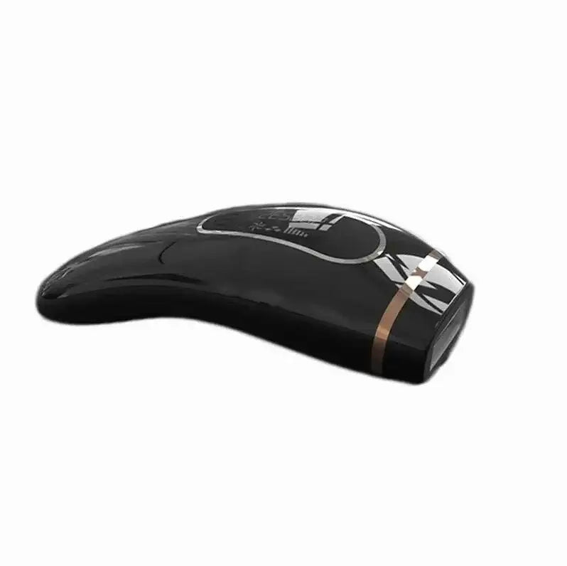 Home laser hair removal device in sleek black design for effective full-body skin care.