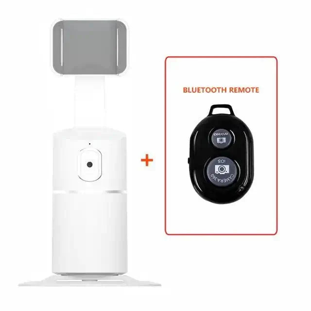 Auto face tracking phone selfie stick with Bluetooth remote for hands-free selfies and precise tracking