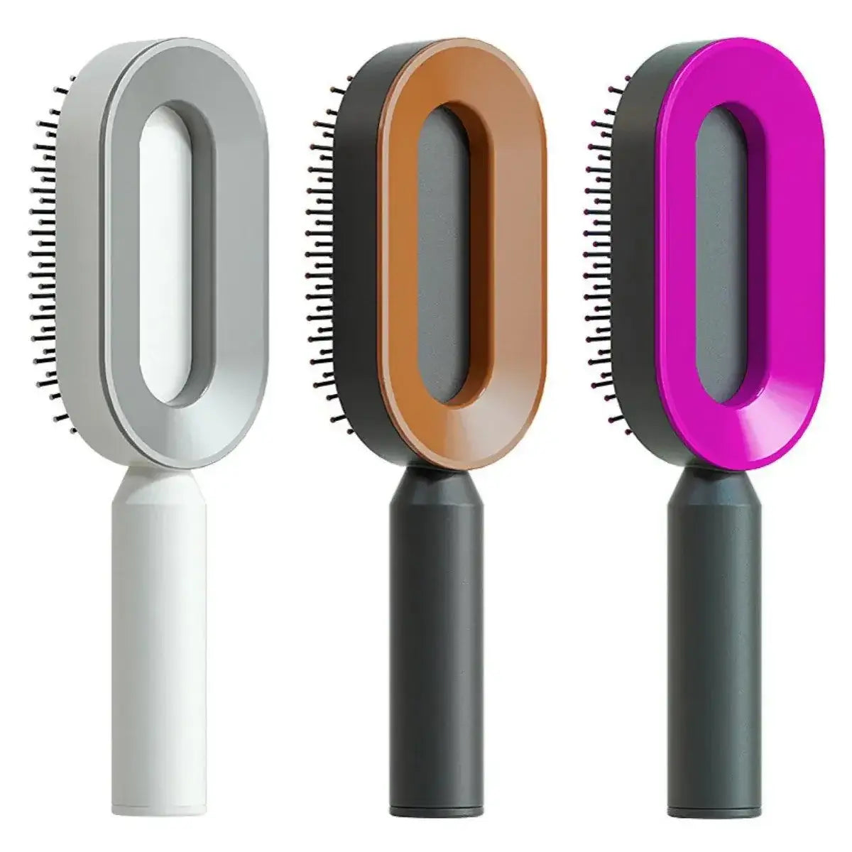 Self-Cleaning Hair Brush with Airbag Massage Scalp Comb