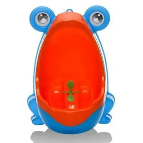 Kids wall-mounted frog potty training urinal for toddlers with playful design and easy cleaning