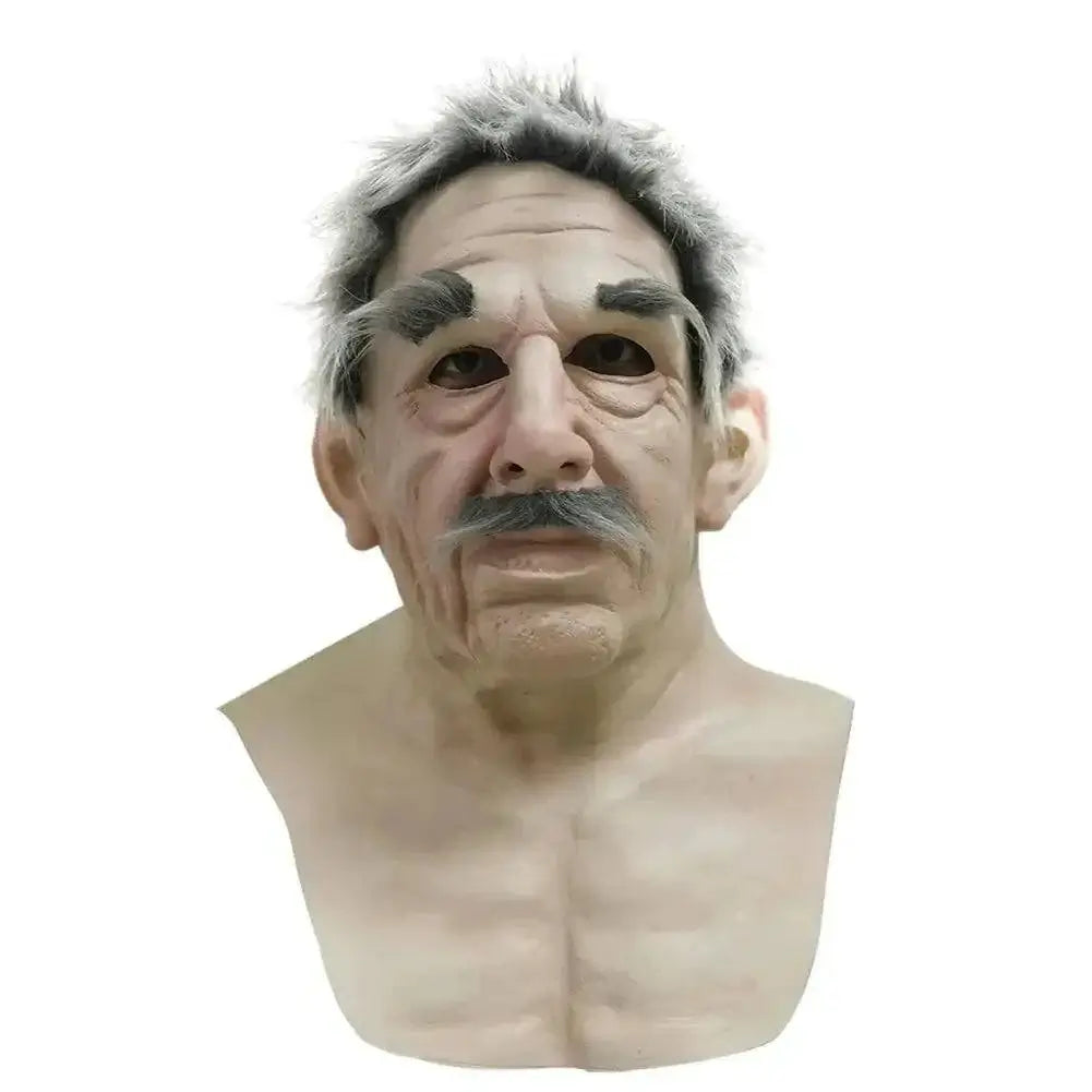 Old scary mask with realistic design and comfortable fit.