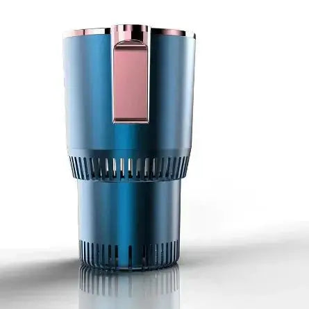 2-in-1 Smart Car Cup Warmer/Cooler with digital display and temperature control.