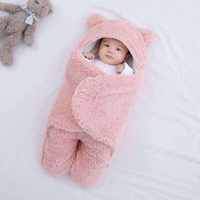 Ultra-soft starfish baby sleeping bag cozy and cute design.