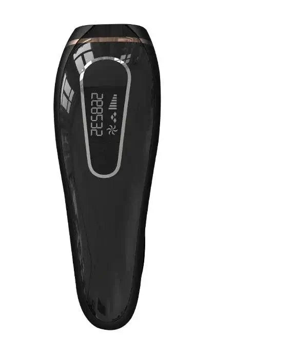 Home laser hair removal device featuring an LED display for full body care and smooth skin.