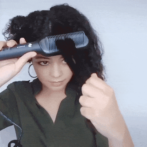 self-cleaning hair brush easy detangling smooth styling