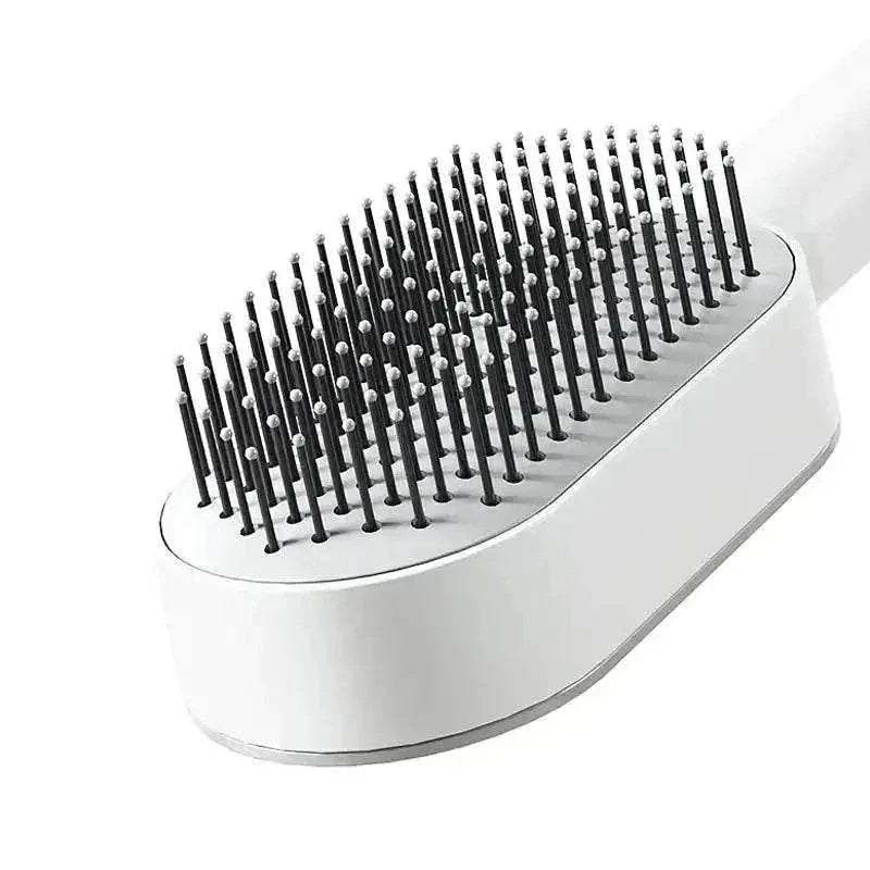 Self Cleaning Hair Brush for Easy Detangling and Smooth Styling