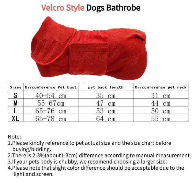 Super Absorbent Pet Bathrobe Towel PKamazone