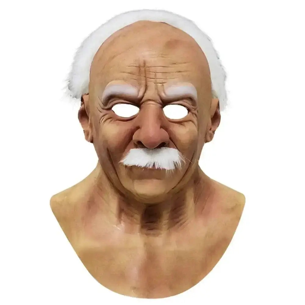 Old scary mask with realistic design and comfortable fit.