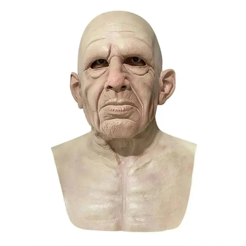 Old scary mask with realistic design, perfect for Halloween and themed parties.