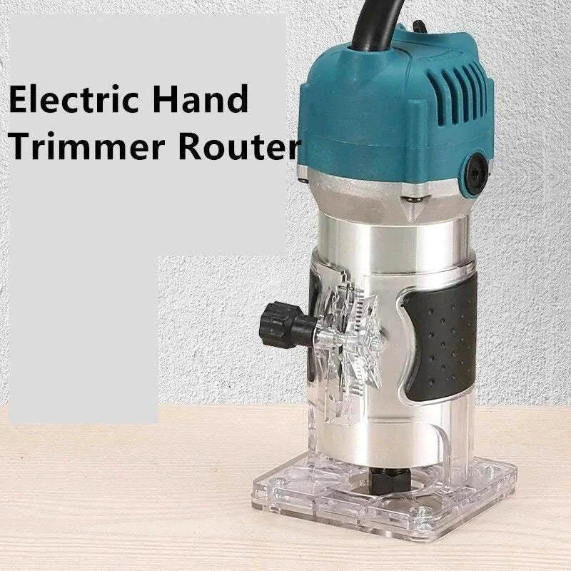 800W Electric Wood Trimming Machine Portable Tool for Carpentry
